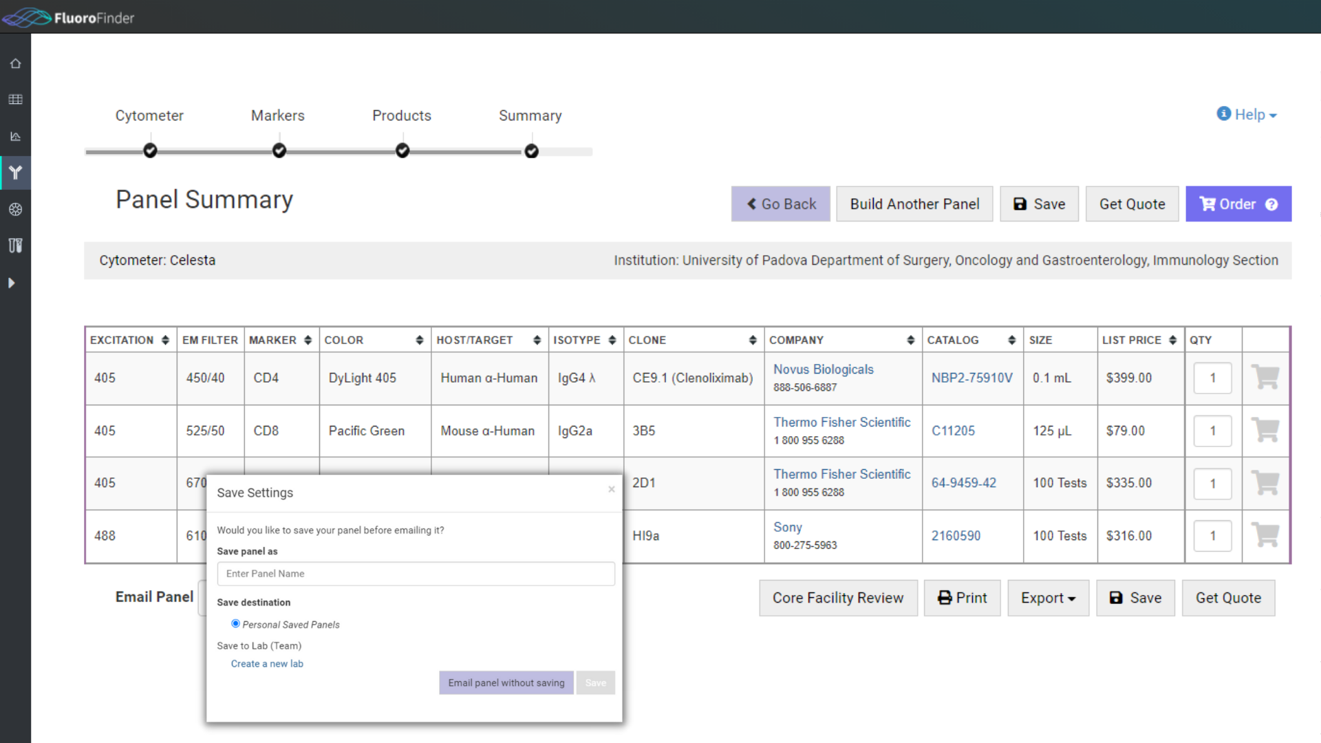 flow panel design share experiment screenshot Share Experiment